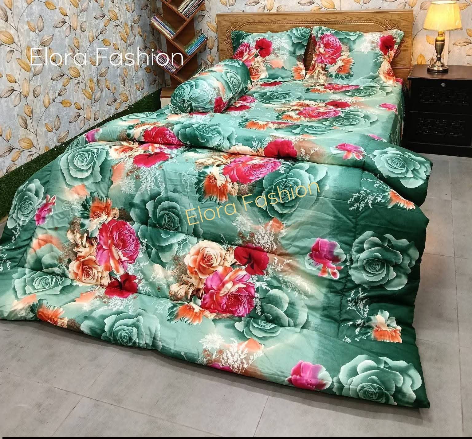 লাক্সারি প্রিমিয়াম ৫ পিস কম্ফর্টার সেট